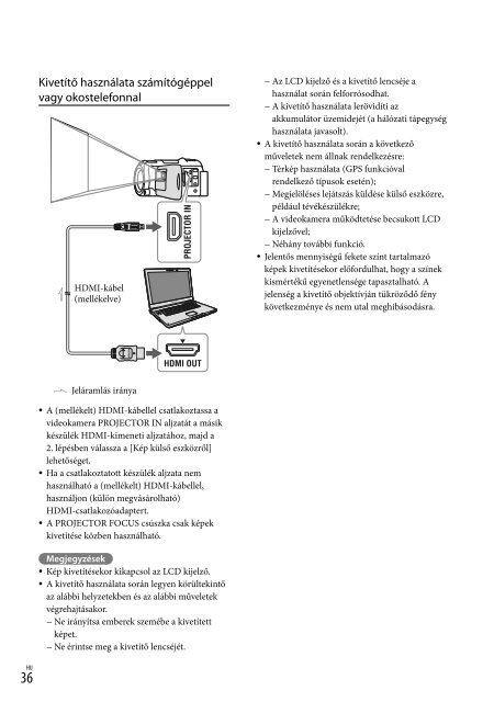 Sony HDR-PJ650E - HDR-PJ650E Consignes d&rsquo;utilisation Polonais