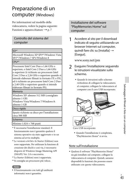 Sony HDR-PJ650E - HDR-PJ650E Consignes d&rsquo;utilisation Portugais