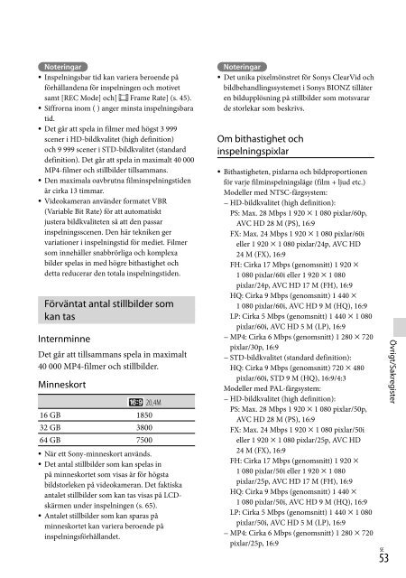 Sony HDR-PJ650E - HDR-PJ650E Consignes d&rsquo;utilisation Slovaque