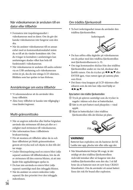 Sony HDR-PJ650E - HDR-PJ650E Consignes d&rsquo;utilisation Slovaque