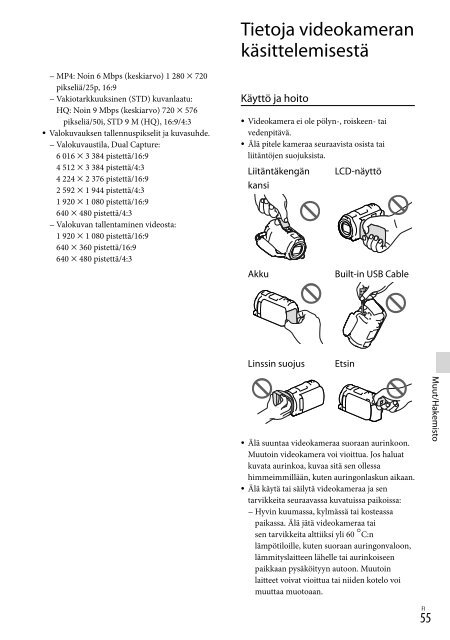 Sony HDR-PJ650E - HDR-PJ650E Consignes d&rsquo;utilisation Slovaque