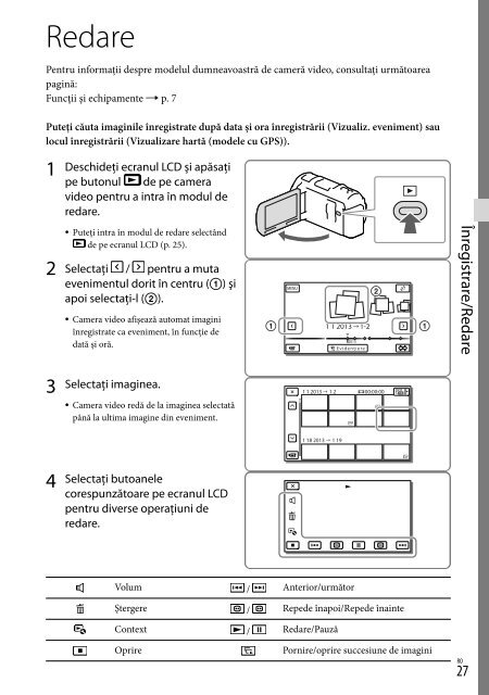 Sony HDR-PJ650E - HDR-PJ650E Consignes d&rsquo;utilisation Slovaque