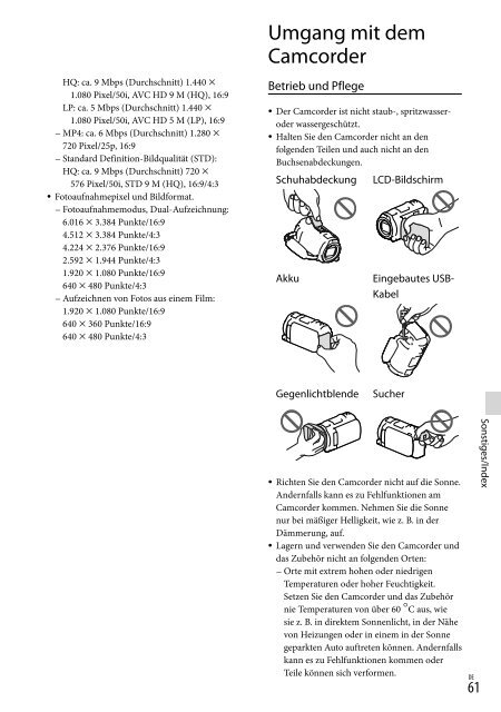 Sony HDR-PJ650E - HDR-PJ650E Consignes d&rsquo;utilisation Fran&ccedil;ais