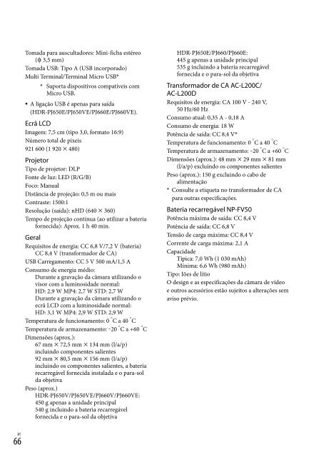 Sony HDR-PJ650E - HDR-PJ650E Consignes d&rsquo;utilisation Fran&ccedil;ais