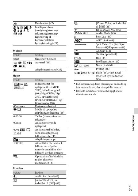 Sony HDR-PJ650E - HDR-PJ650E Consignes d&rsquo;utilisation Su&eacute;dois