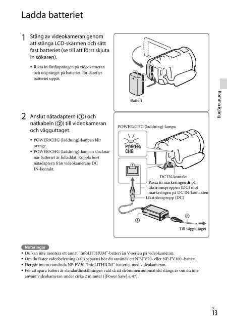 Sony HDR-PJ650E - HDR-PJ650E Consignes d&rsquo;utilisation Su&eacute;dois