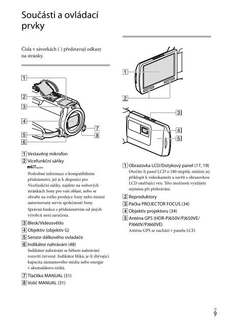 Sony HDR-PJ650E - HDR-PJ650E Consignes d&rsquo;utilisation Grec