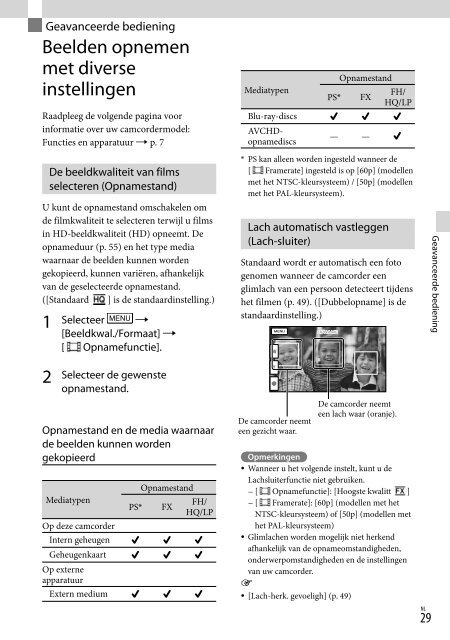 Sony HDR-PJ650E - HDR-PJ650E Consignes d&rsquo;utilisation