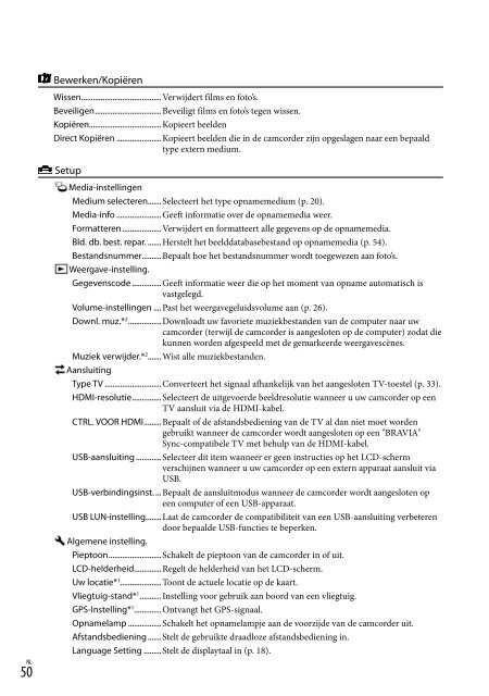 Sony HDR-PJ650E - HDR-PJ650E Consignes d&rsquo;utilisation