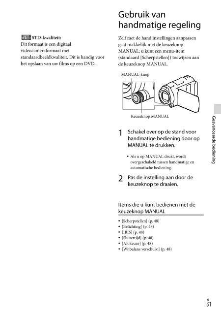 Sony HDR-PJ650E - HDR-PJ650E Consignes d&rsquo;utilisation Italien