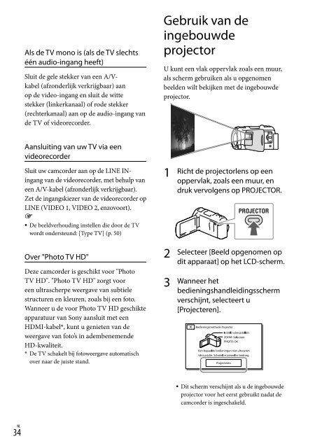 Sony HDR-PJ650E - HDR-PJ650E Consignes d&rsquo;utilisation Italien