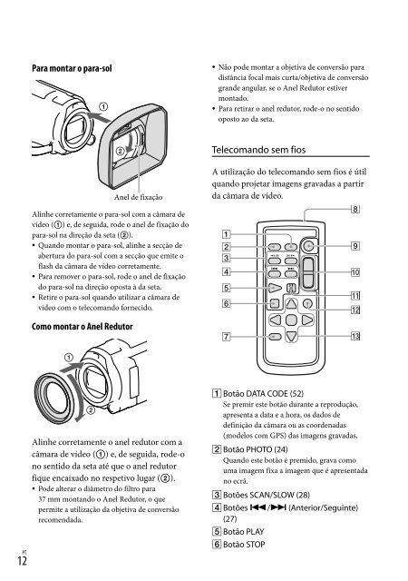 Sony HDR-PJ650E - HDR-PJ650E Consignes d&rsquo;utilisation Italien