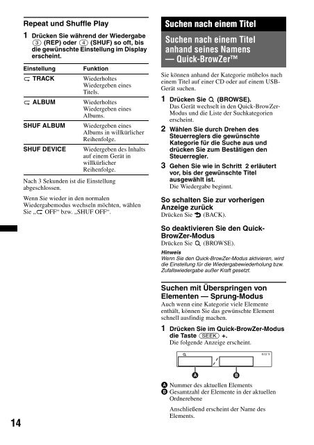 Sony CDX-GT450U - CDX-GT450U Consignes d&rsquo;utilisation Fran&ccedil;ais