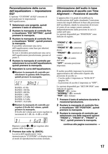 Sony CDX-GT450U - CDX-GT450U Consignes d&rsquo;utilisation Fran&ccedil;ais