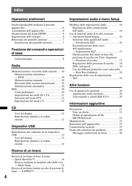 Sony CDX-GT450U - CDX-GT450U Consignes d&rsquo;utilisation