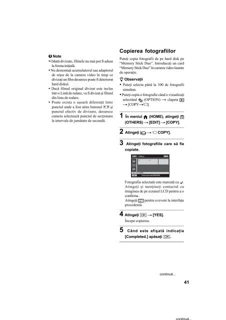 Sony DCR-SR82E - DCR-SR82E Mode d'emploi Roumain