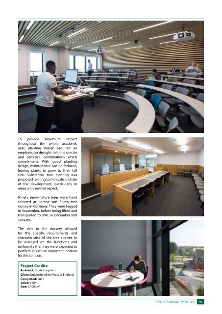 ECOBuilder-Specifiers Journal spring2018