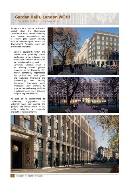 ECOBuilder-Specifiers Journal spring2018