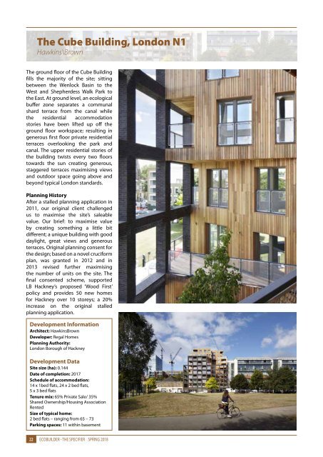 ECOBuilder-Specifiers Journal spring2018