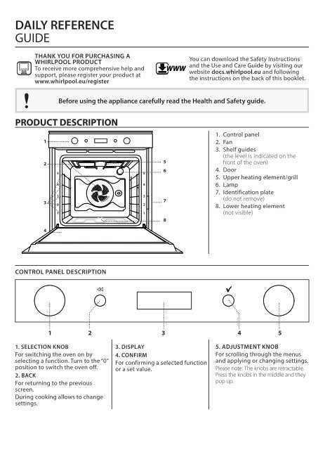 KitchenAid OAKZ9 242 P IX - OAKZ9 242 P IX EN (859991544430) Use and care guide