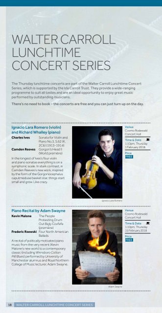 Martin Harris Centre events brochure spring 2018