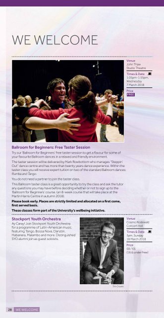 Martin Harris Centre events brochure spring 2018