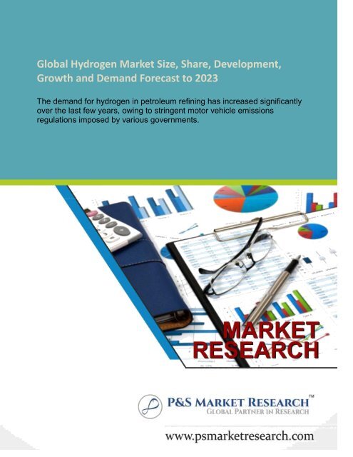 Hydrogen Market analysis and Demand Forecast to 2023