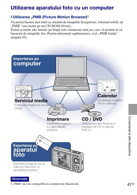 Sony DSC-W270 - DSC-W270 Consignes d&rsquo;utilisation Roumain