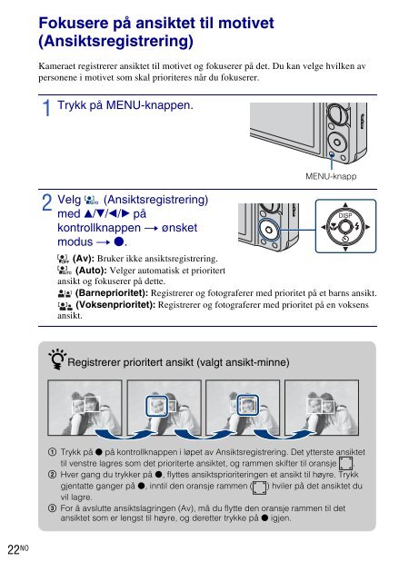 Sony DSC-W270 - DSC-W270 Consignes d&rsquo;utilisation Danois