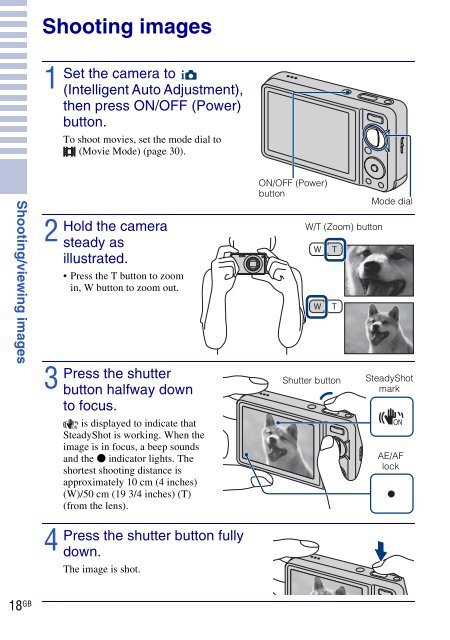 Sony DSC-W270 - DSC-W270 Consignes d&rsquo;utilisation Anglais