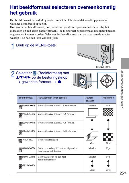 Sony DSC-W270 - DSC-W270 Consignes d&rsquo;utilisation Allemand