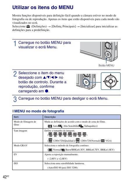 Sony DSC-W270 - DSC-W270 Consignes d&rsquo;utilisation Espagnol