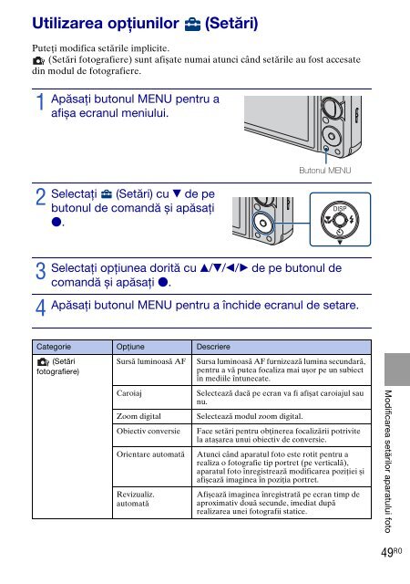 Sony DSC-W270 - DSC-W270 Consignes d&rsquo;utilisation Croate