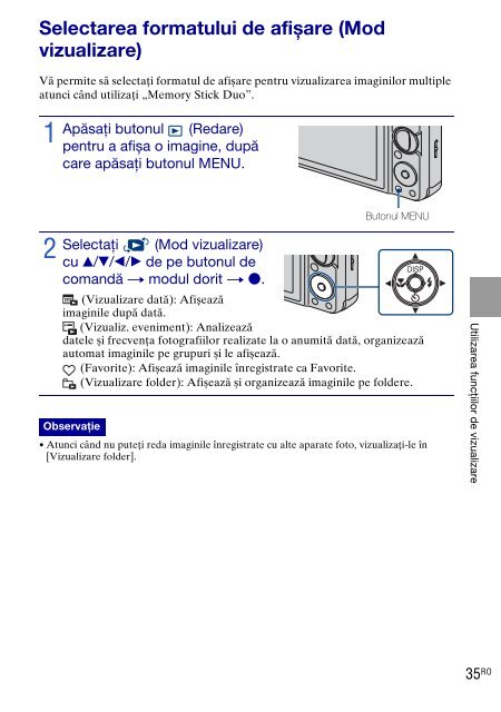 Sony DSC-W270 - DSC-W270 Consignes d&rsquo;utilisation Croate