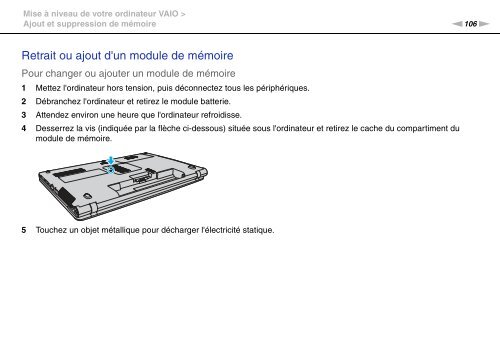 Sony VPCF13S1E - VPCF13S1E Mode d'emploi Fran&ccedil;ais