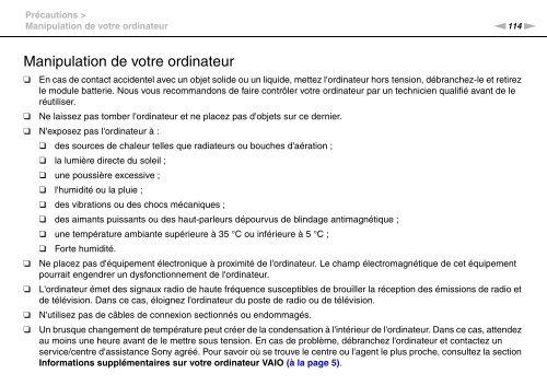 Sony VPCF13S1E - VPCF13S1E Mode d'emploi Fran&ccedil;ais