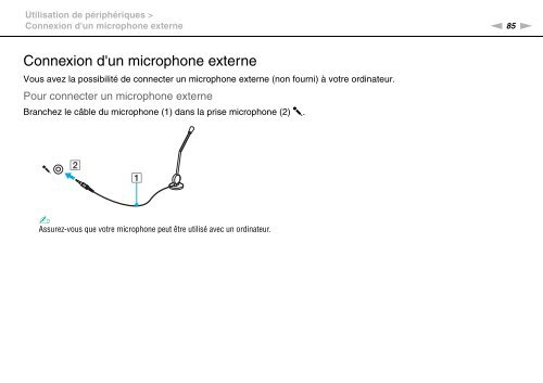 Sony VPCF13S1E - VPCF13S1E Mode d'emploi Fran&ccedil;ais