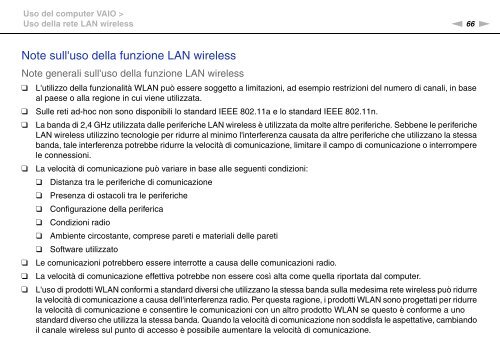 Sony VPCF13S1E - VPCF13S1E Mode d'emploi Italien