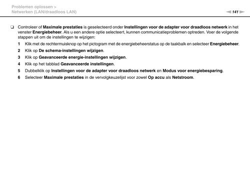 Sony VPCF13S1E - VPCF13S1E Mode d'emploi N&eacute;erlandais