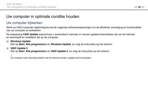 Sony VPCF13S1E - VPCF13S1E Mode d'emploi N&eacute;erlandais