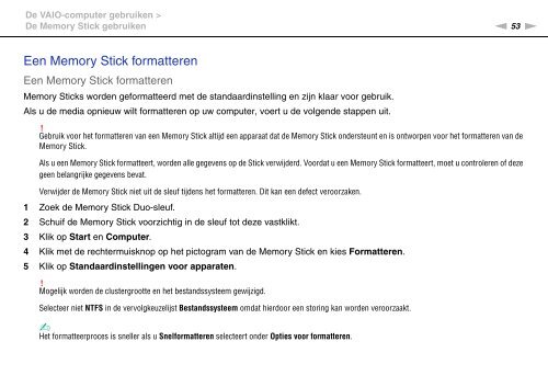 Sony VPCF13S1E - VPCF13S1E Mode d'emploi N&eacute;erlandais