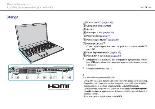 Sony VPCF13S1E - VPCF13S1E Mode d'emploi Roumain