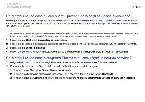 Sony VPCF13S1E - VPCF13S1E Mode d'emploi Roumain