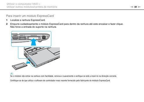 Sony VPCF13S1E - VPCF13S1E Mode d'emploi Portugais