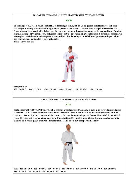 catalogue sabretooth karaté+yoseikan budo+ arts martiaux affinitaires saison 2017-2018