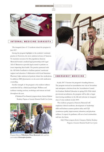 2017 annual report - Florida State University College of Medicine