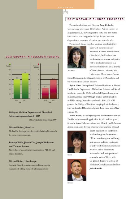 2017 annual report - Florida State University College of Medicine