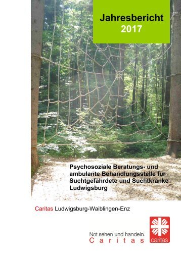 Jahresbericht Caritas Suchtberatung Ludwigsburg 2017