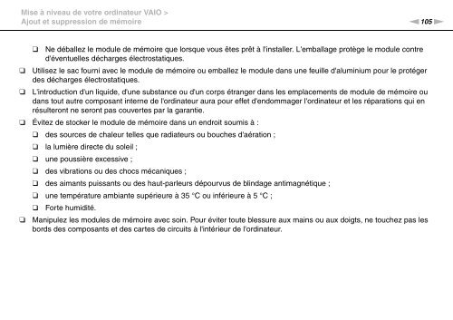 Sony VPCF13S1E - VPCF13S1E Mode d'emploi