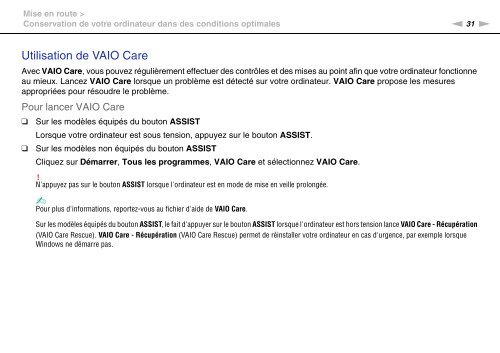 Sony VPCF13S1E - VPCF13S1E Mode d'emploi